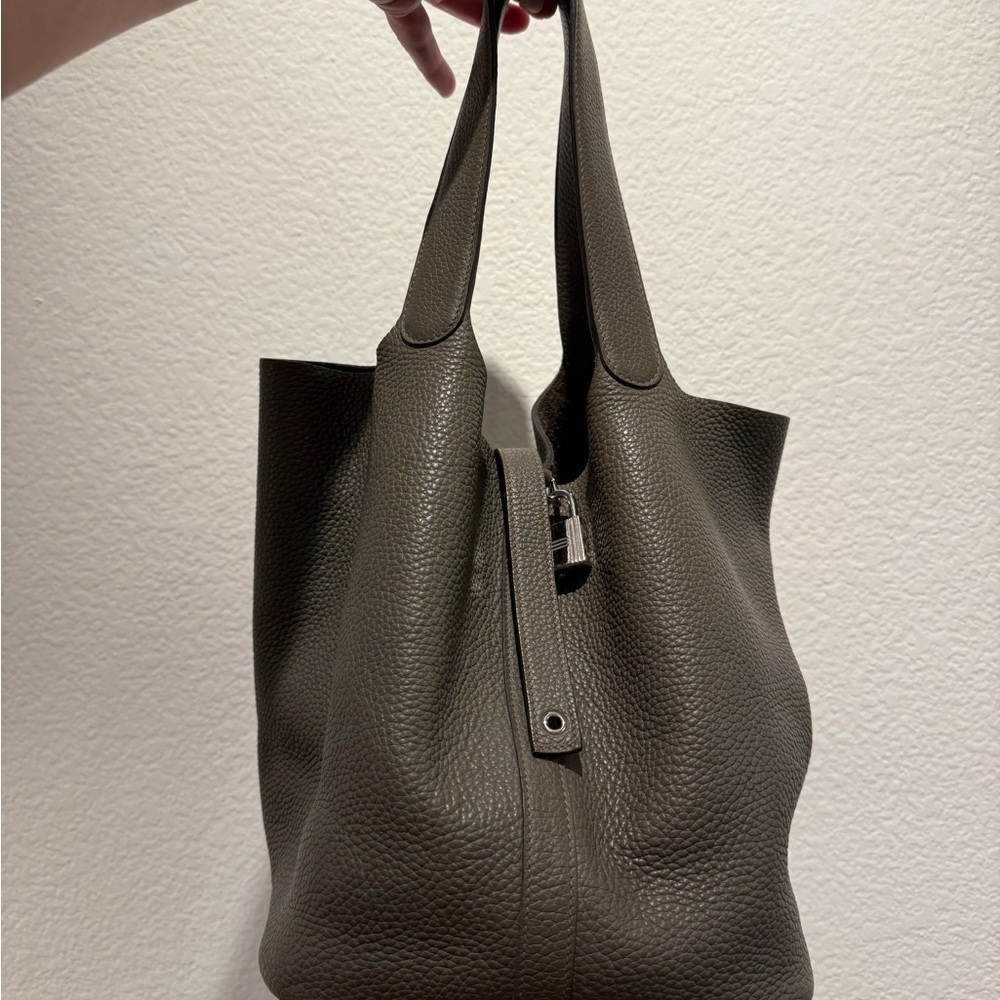 Hermes Picotin Lock GM Handbag Etain